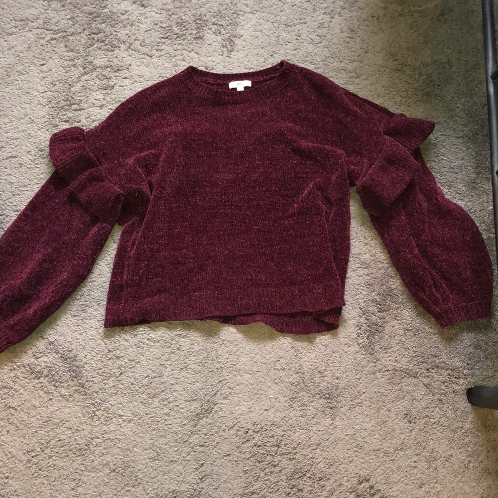 B.P. Maroon holiday sweater